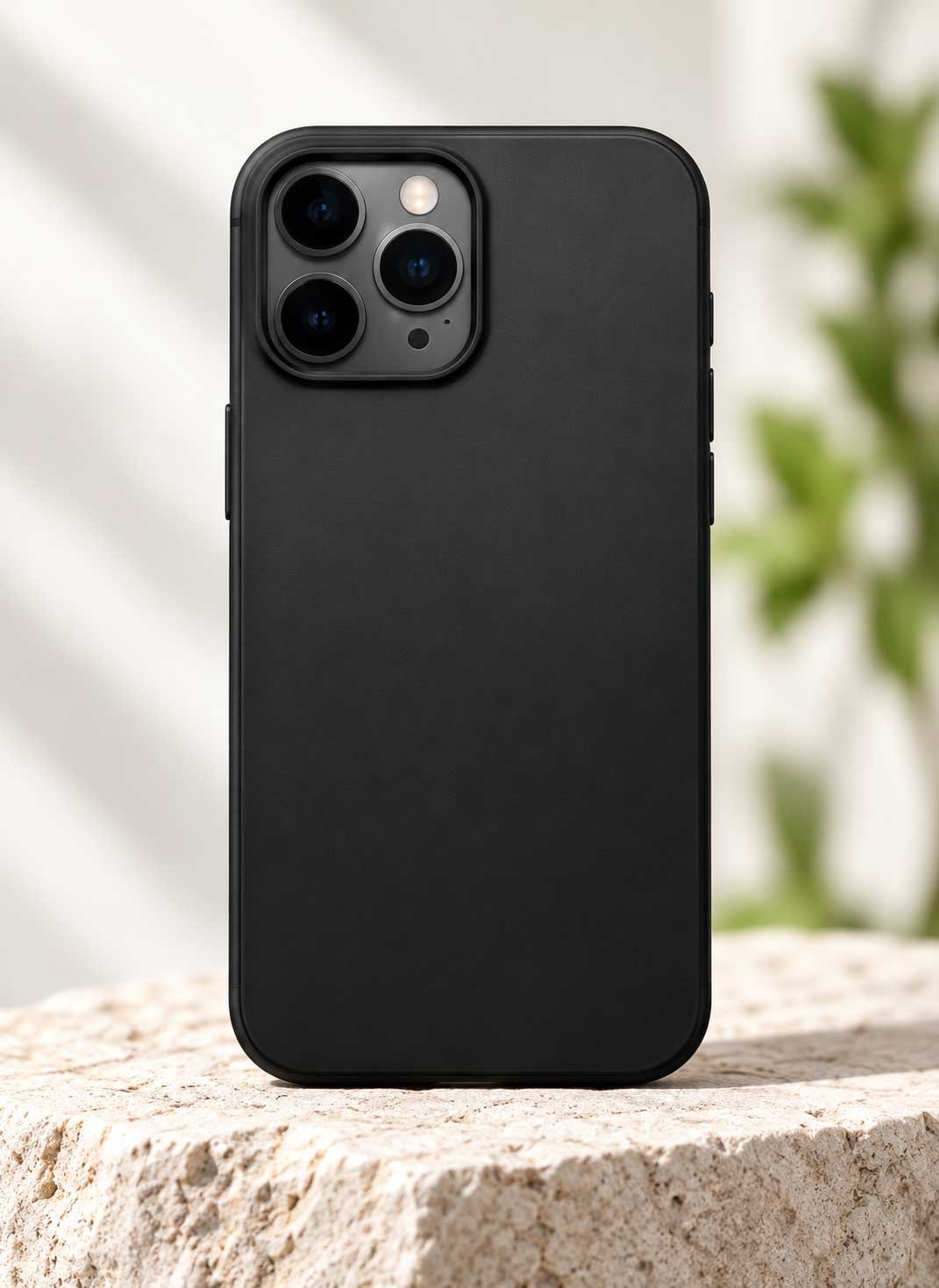 Matte Black iPhone Case